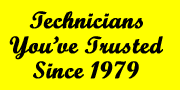 Technicians You've Trusted Since 1979